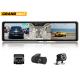 4.3 Inch Car Dash Cam Dual Lens Full HD 1080P Car DVR Rear View Mirror Carplay FCC