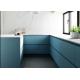 450MM Blue Modern Modular Kitchen Cabinets