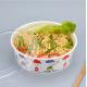 1100 ml disposable paper bowl Round lunch box Paper food carton