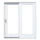 Modern Design Style Double Glazed Residential Slide Windows with Low-E Glass and Net