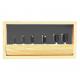 Straight 6pcs TCT Router Bit Set With 1/4 Or 1/2 Shank Betop Tools