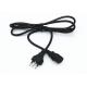 High quality Brazil UC 3 pin power cord  lead cable plug 10A rated  0.5mOEM