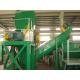 Waste Plastic Film Recycling Machine , PP PE Film Washing Line Hot Air Drying