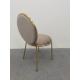 Brown velvet dining chair round Back Chair cheap round dining table and chairs