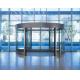 220V/50Hz Power Supply Aluminum Automatic Revolving Door with Power Driven Open Style