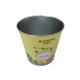 Holiday Decoration Metal Tin Bucket For Popcorn / Biscuit Packing