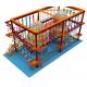 Outdoor Adventure Obstacle Course With Tube Slide ASTM Standard