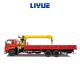 Dongfeng 6x4 Truck Mounted Mobile Crane 12 Ton With Max. Lifting Height Of 17.2m