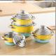 Factory Wholesale Different Size Cookware Set Custom Pots Wholesale 5PCS Stainless Steel Cooking Pot Set