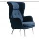 Ro Lounge Velvet Chair leisure living room hotel lobby chair