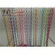 Beauty Salon Bendable Aluminum Chain Curtains 1.6mm Chain Link Fly Screen