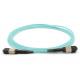 MPO- MPO Patch Cable 12 core Fiber Cable MTP- MTP OM3 OM4 Multimode for Data center