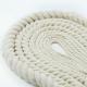 200m/220m Length White Cotton Rope for Flogline Signal Halyard Strong and Durable