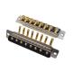 Full Gold Plated D-SUB High Power 8W8 Male Right Angle DIP Connector For Medical Machine