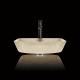 400mm Length Countertop Vanity Sinks Bathroom Square Vessel 105mm