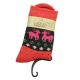 Supersoft breathable christmas deer patterned design cotton dress socks for women