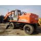 Used HITACHI EX160WD Wheel Excavator