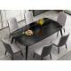 Marbled Stone Slate Dining Table , ISO9001 Family Dining Table