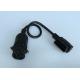 Deutsch 9 Pin J1939 Male to Right Angle J1962 OBD2 OBDII 16 Pin Male Cable