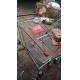 Mini European Style Grocery Metal Supermarket Shopping Cart / Powder Coated Grocery Store Shopping Cart