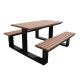 Outdoor Furniture Recycled Plastic Wood Picnic Table And Benches Garden Table Set