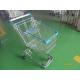 60L Supermarket Shopping Carts amercian baby seat flat travelator casters