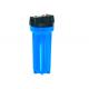 Slim Plastic Water Cartridge Replacement Filter 10 PP Double O Ring Vent Valve For Depth Water Filter PP