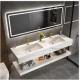 Bathroom Wash Basin Cabinet with Dual Sink and Storage