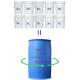 Durable 200L HDPE Plastic Container Barrel With Two Small Holes