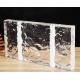 12 X 12  8x8x4 Crystal Fused Hot Melt Glass Blocks For House Wall