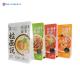 Ziplockk Resealable Laminated Packaging Pouches Transparent Flat Bottom Standing Pouch