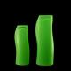 400ml Green Empty Shampoo Bottle Flip Top Shampoo And Conditioner Dispenser
