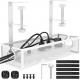 Single-Tier Standing Under Desk Cord Organizer Wire Management Tray Ideal for Storage