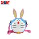 Cartoon  Doraemon character   Plastic PP Animal Shaped cartoon  Popcorn bucket  with Lid for Collection