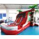 ROHS Palm Tree Inflatable Bouncer Slide Jumping Bouncy Castle