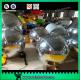 Festivals Inflatable Event Mirror Ball With Sliver Color , Inflatable Mirrored