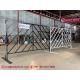 High 3.6ft White Powder Coated Bike Rack Fence Event Sport Crowd Control Barricade Fence-HeslyFence China Factory sales
