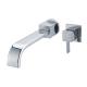 Single Lever Wall Mounted Brass Basin Tap Faucet  In Chrome Finishing