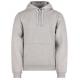 Classic Design Mens Polar Fleece Jacket , Grey Heavy Weight Mens Fleece Pullover Hoodie