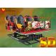 Funny Amusement Park 3d 4d 5d Simulator 5D Game Machine 2.25KW 220V