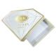 Luxury Diamond Shape Cosmetics Gift Box /  8x8 Gift Box With Logo Stamping