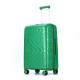 Green ODM 0.8mm Aluminum PP Trolley Luggage
