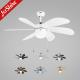 Pull Chain Style ROHS Quiet Ceiling Fans 42 Inch Decorative For Home