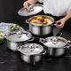 Hot Selling Kitchen Cooking Pot Set Stainless Steel Soup & Stock Pots Cookware Cooking Soup Pot Set