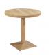 YALEESON Popular Wood Imitation Table Tops with Die Casting Steel Base (size can be customized)