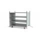 Foldable Zinc Plated four layers 500KGS Nestable Roll Cages