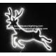 christmas running reindeer lights