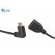 Angled Mini HDMI Male to HDMI Female Cable Adapter Connector 4 Directions Up-Down-Left-Right