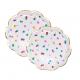 Foil Colorful Dot Birthday Biodegradable Cutlery And Plates