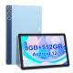 C idea FHD Screen 8GB RAM 512GB 10 Inch Tablet PC with Keyboard for Adult Teen CM8500